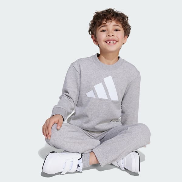 Gris Conjunto Essentials Joggers para niños