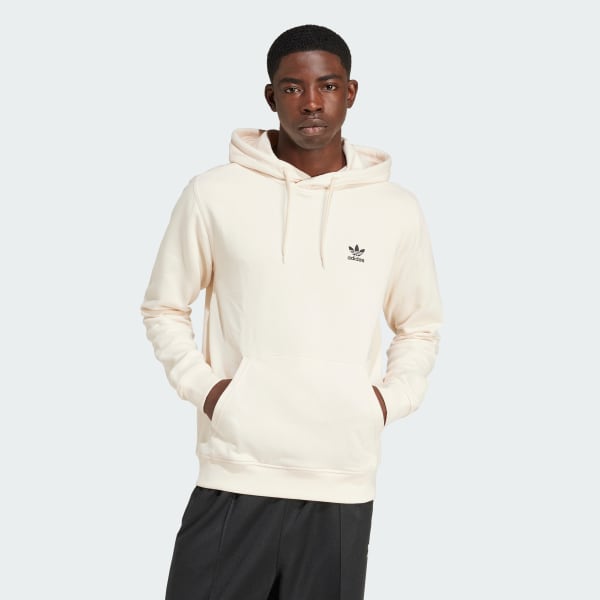 White Trefoil Essentials Hoodie