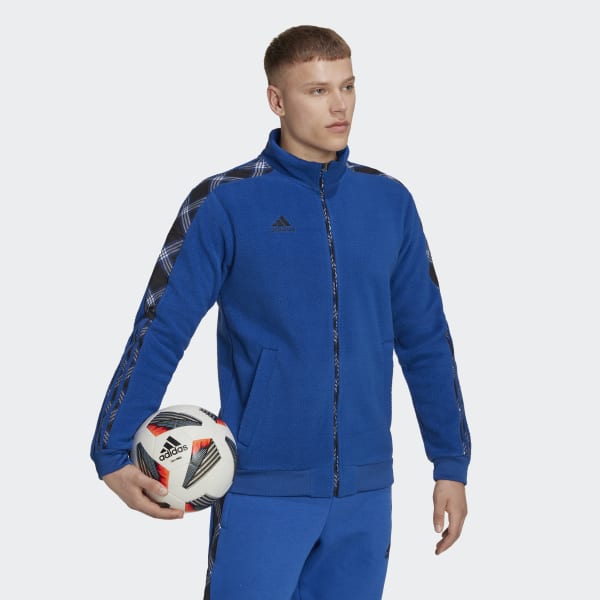 adidas Tiro Winterized Track Jacket - Blue | Men's Soccer | adidas US