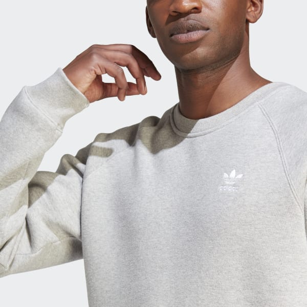 adidas Trefoil Essentials Crewneck Grey adidas Thailand