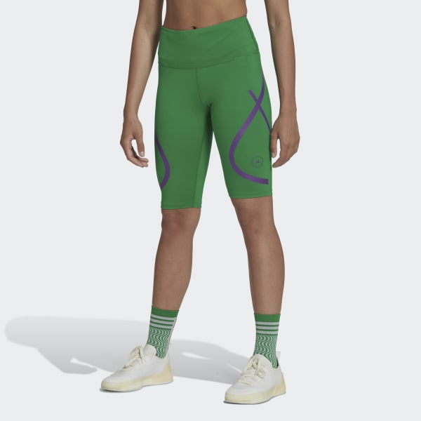 Green adidas by Stella McCartney TruePace Cycling Shorts SU535