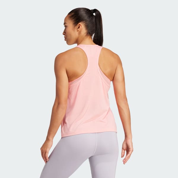 Pink Train Essentials Minimal Branding Racerback Tank Top