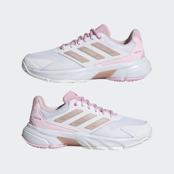 Tênis Courtjam Control 3 Tennis - Branco adidas | adidas Brasil