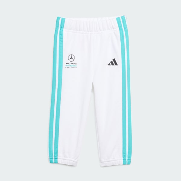 Hvit MERCEDES - AMG PETRONAS FORMULA 1 TEAM DNA LANGERMET JOGGEDRESS