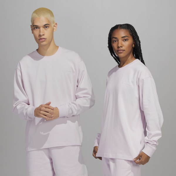Pink Pharrell Williams Basics Long Sleeve Tee (Gender Neutral)
