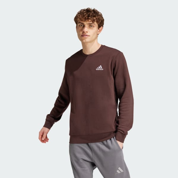 adidas Essentials Fleece Sweatshirt Brown adidas Switzerland