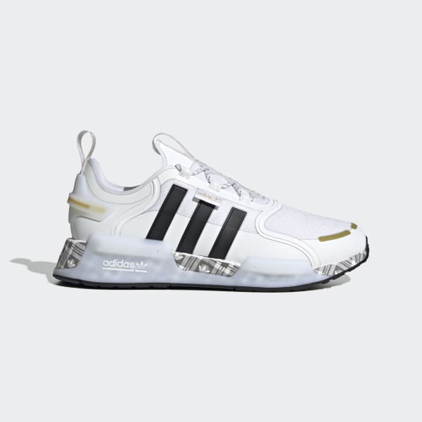 adidas originals nmd_r1 sneakers in triple white