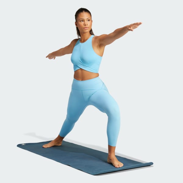 Blue AEROREADY Adisoft Yoga Tank Top