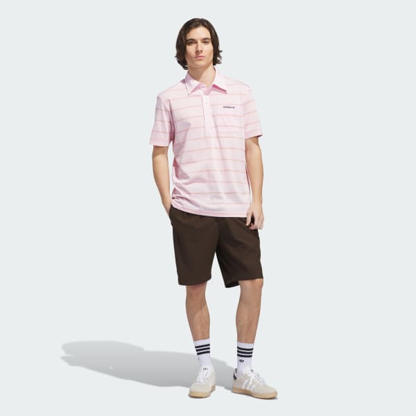 Hong Áo Polo Sọc Originals Phong Cách Di Sản