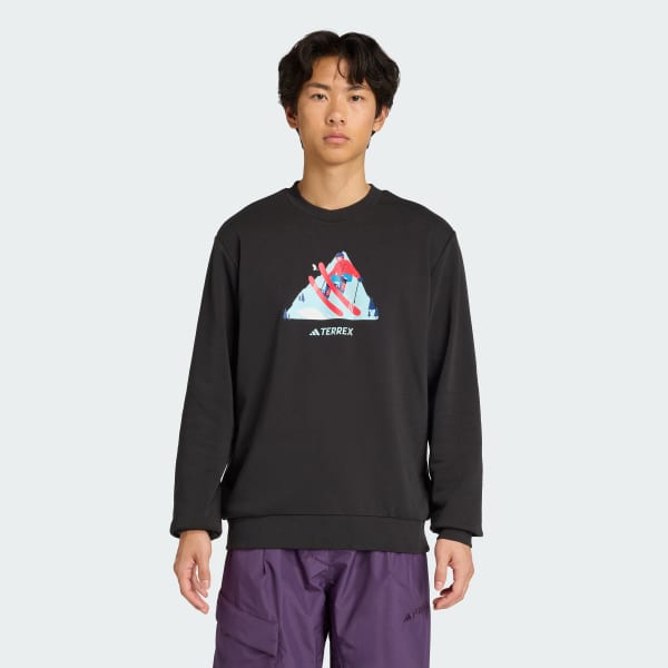 Siyah TERREX SNOW GRAPHIC CREW Sweatshirt
