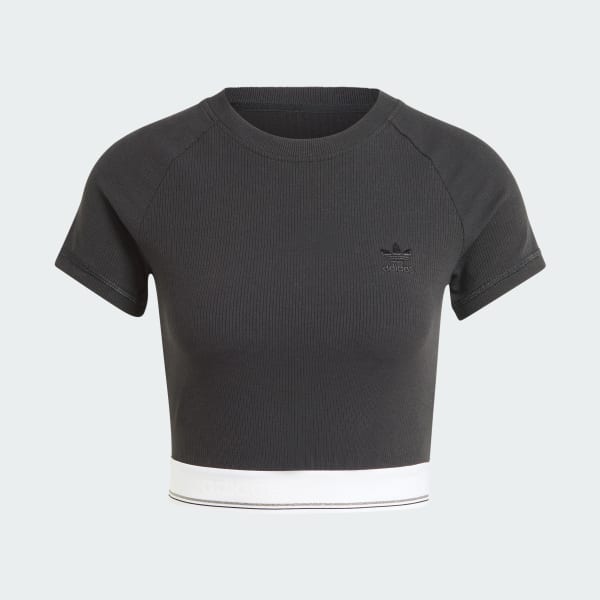 adidas Tape Waistband T Shirt Schwarz adidas Deutschland