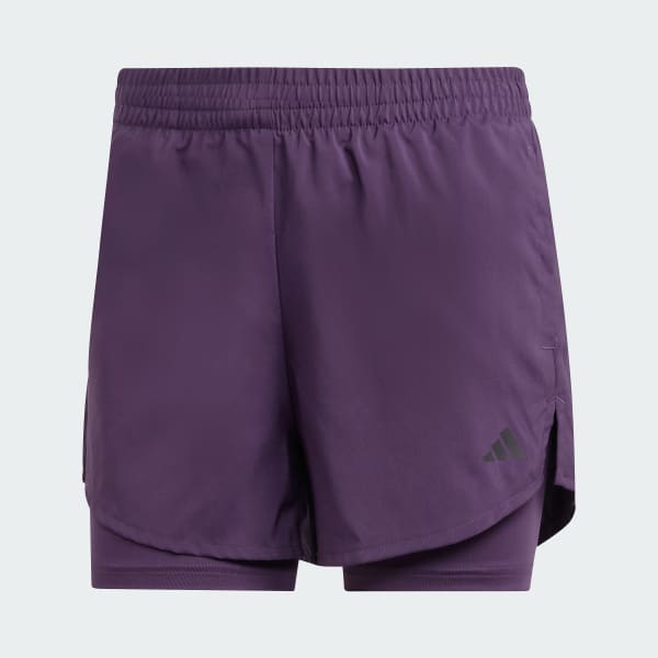 Roxo Shorts Dois em Um AEROREADY Made for Training Minimal
