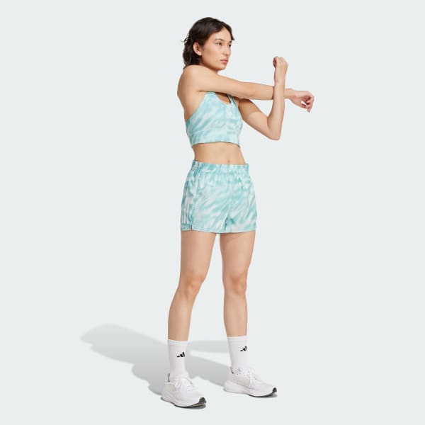 Turquesa Shorts com estampa Own The Run