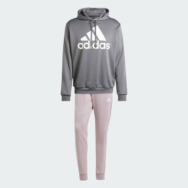Cinza Agasalho Capuz Moletinho Sportswear