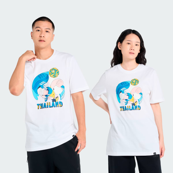 White Sepak Takraw Tee