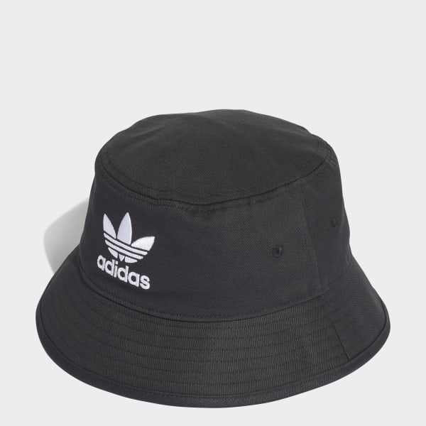 adidas Adicolor Trefoil Bucket Hat - Black | Free Shipping with
