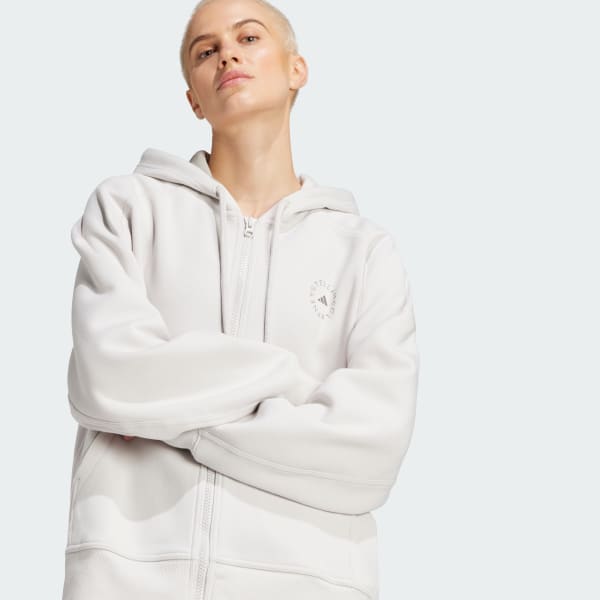 adidas by Stella McCartney フルジップ パーカー - ホワイト