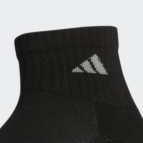 Athletic Cushioned Quarter Socks Pairs - Black | Men's Training | adidas US