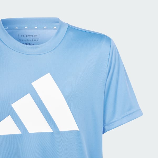Azul Camiseta Train Essentials AEROREADY Logo Ajuste Clásico
