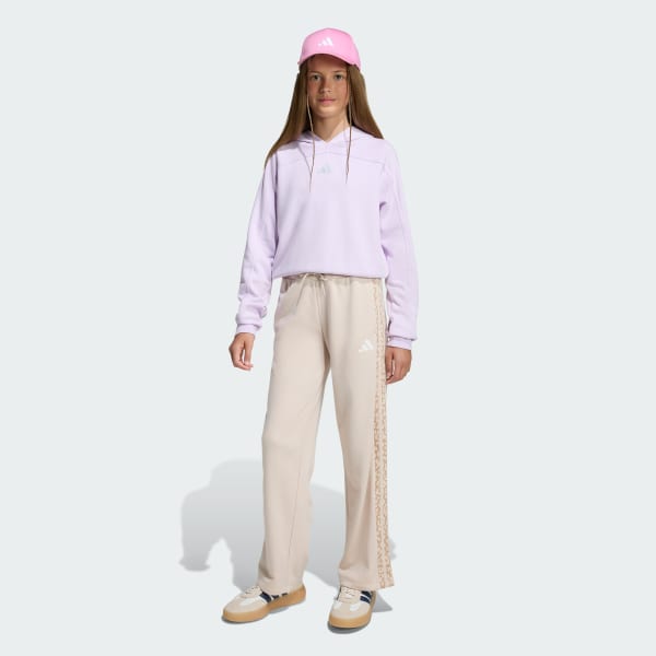 Purple Junior Girl Holiday Glam Cropped Sweatshirt