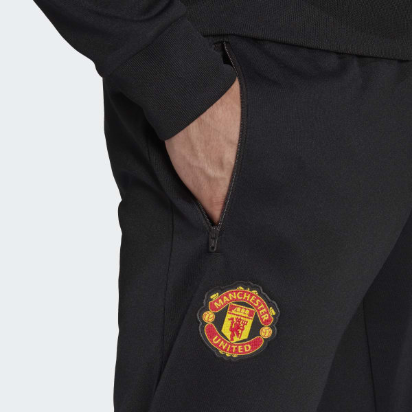 Negro Pantalón Essentials Trefoil Manchester United