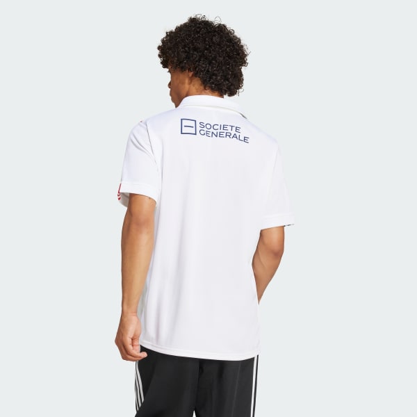 wit Frankrijk Rugbyshirt Uit