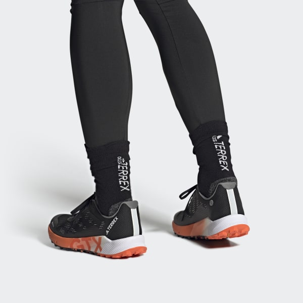 adidas Terrex Agravic Flow GORE-TEX Trail Running Shoes 2.0 - Black ...