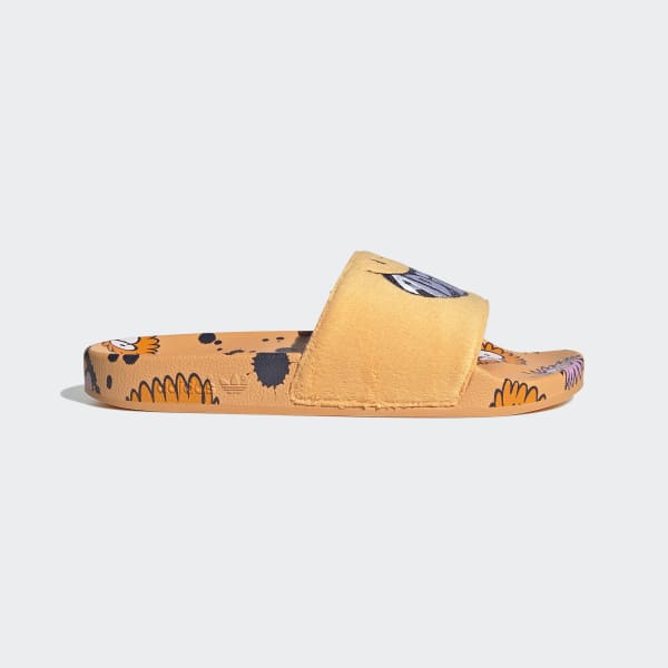 Orange adidas x Kevin Lyons Adilette Slides LUY56