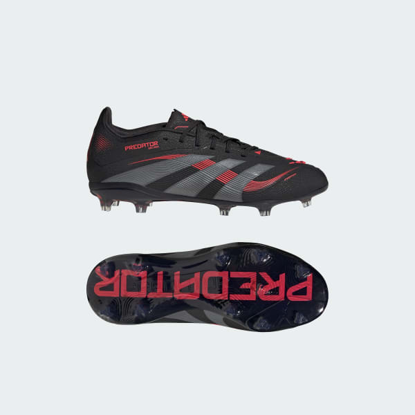 Μαύρο Predator Elite Firm Ground Boots Kids