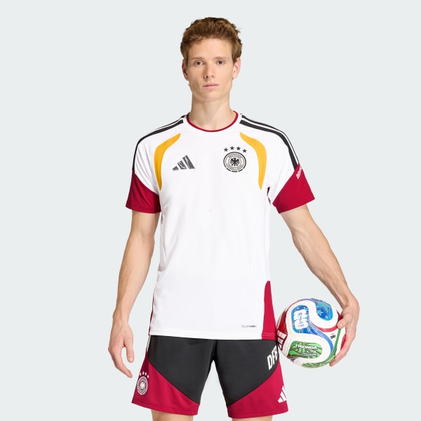 White Germany 26 Tiro Pro Training Jersey