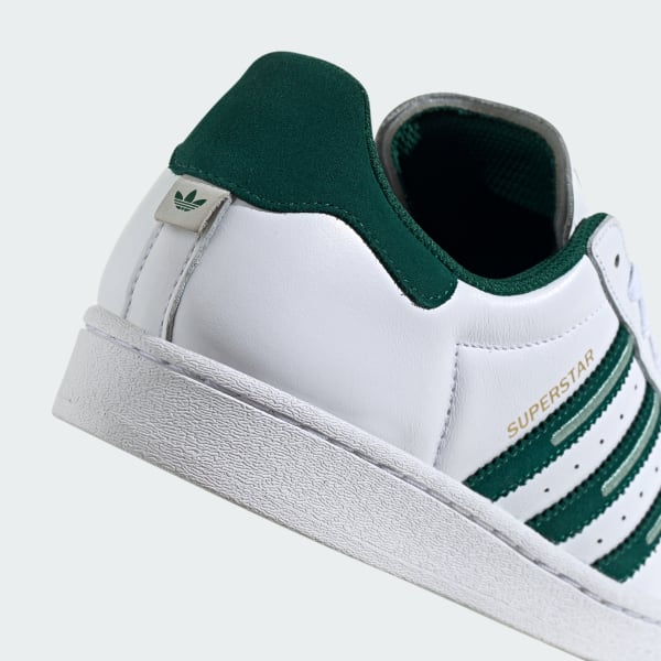 Adidas superstar blancas y verdes 2025