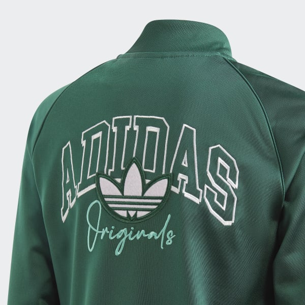 Adidas sst track jacket collegiate green shop