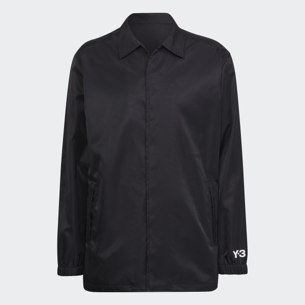 Black Y-3 Graphic Coach Jacket ZG651