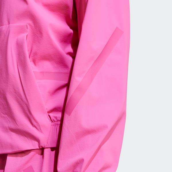 adidas Z.N.E. Woven Full-Zip Track Top - Pink | Free