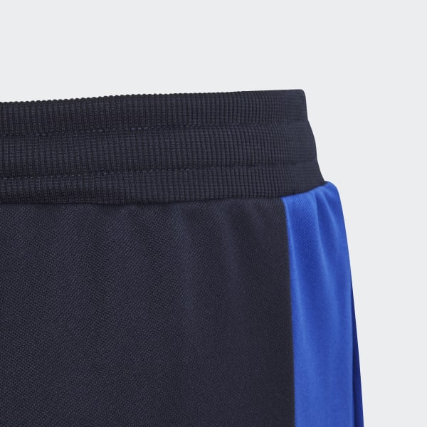 Blue Colorblock 3-Stripes Track Suit