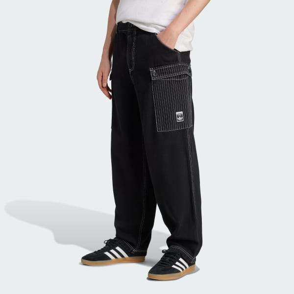 adidas Wabash Loose Cargo Pants - Black | adidas India