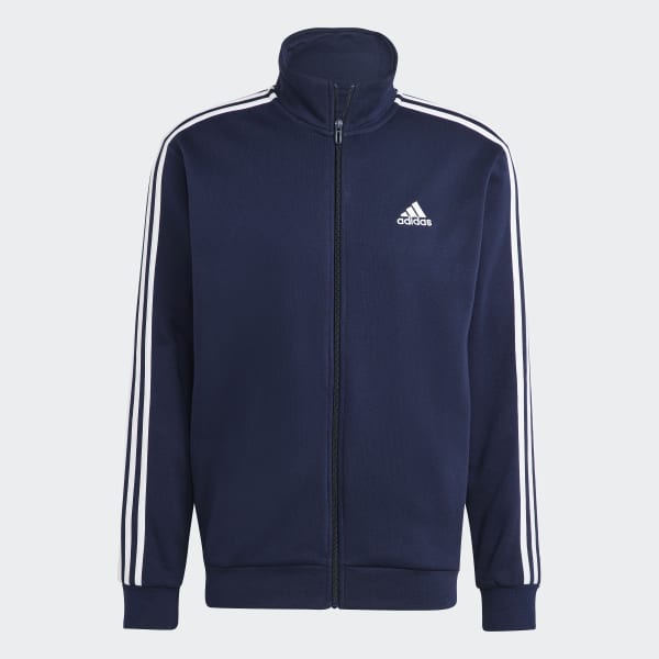 Niebieski Dres Basic 3-Stripes Fleece