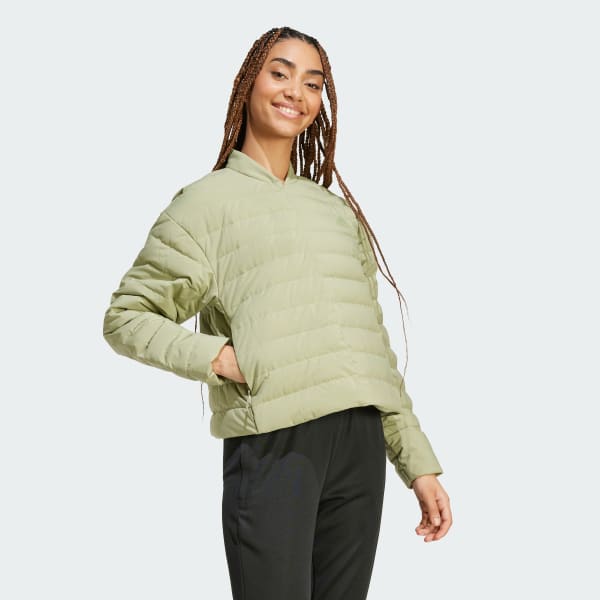 Groen Helionic Light Donsjack