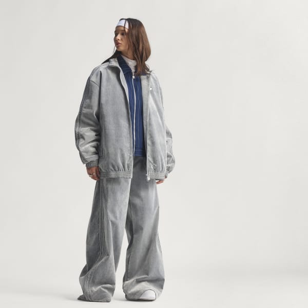 Brushed Twill Oversized Firebird Track Jacket