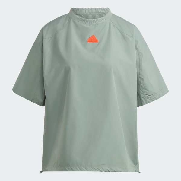 Gronn City Escape Loose-Fit T-skjorte