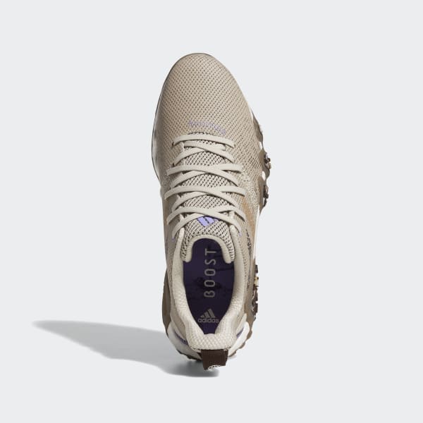 สีเบจ รองเท้ากอล์ฟแบบไร้ปุ่ม Codechaos 22 Recycled Polyester
