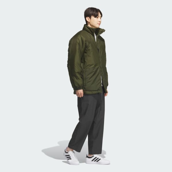 グリーン シティエスケープ オーバーサイズフィット リップストップ中わた入りジャケット