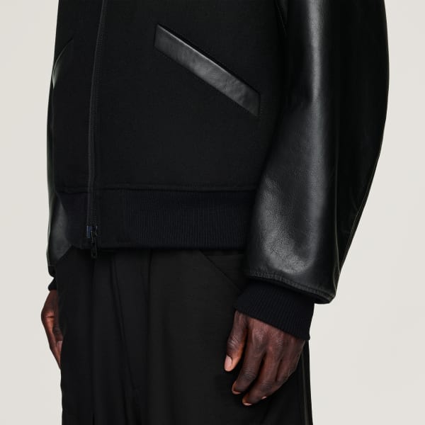 アディダス Y-3 Letterman Jacket - ブラック | アディダス ジャパン