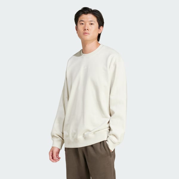 Adidas sweatshirt beige deals
