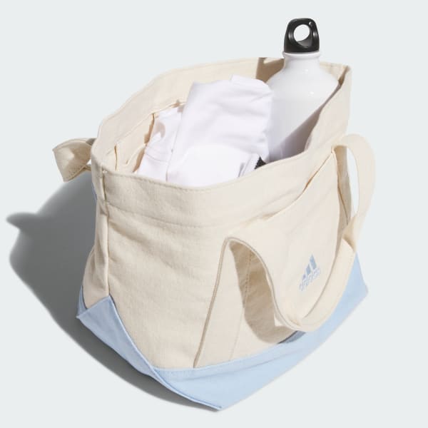 White 캔버스 토트 백