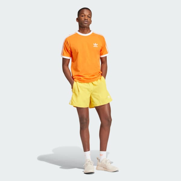 Orange Adicolor Classics 3-Stripes Tee