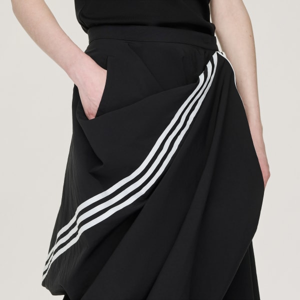 adidas Y-3 Nylon Skirt 3-Stripes - Black | Free Shipping