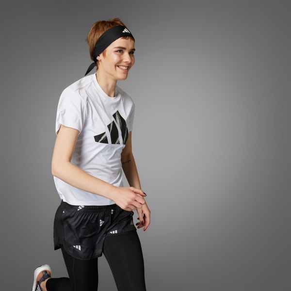 White Run It Brand Love Tee