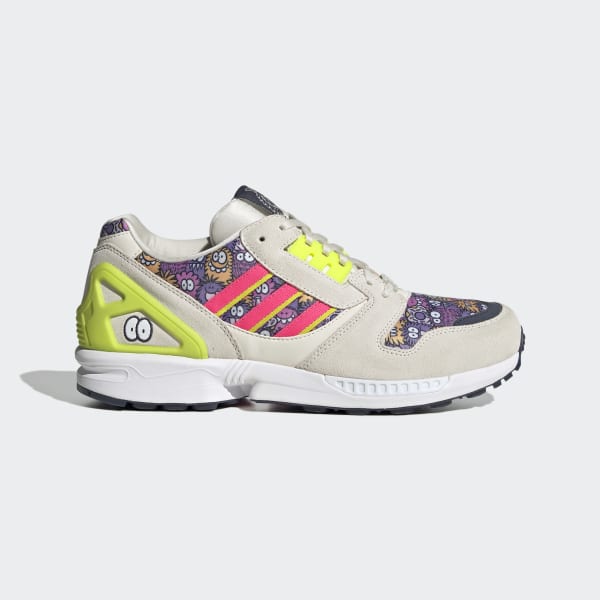 White adidas x Kevin Lyons ZX 8000 Shoes LUY57