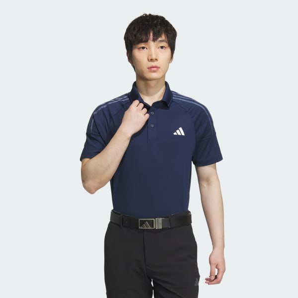 Adidas blue golf shirt new arrivals